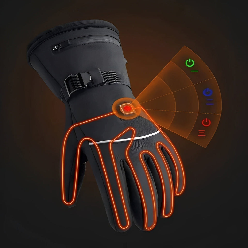 Heated Motorcycle Gloves - Electric Heating Function for Ultimate Warmth and Comfort