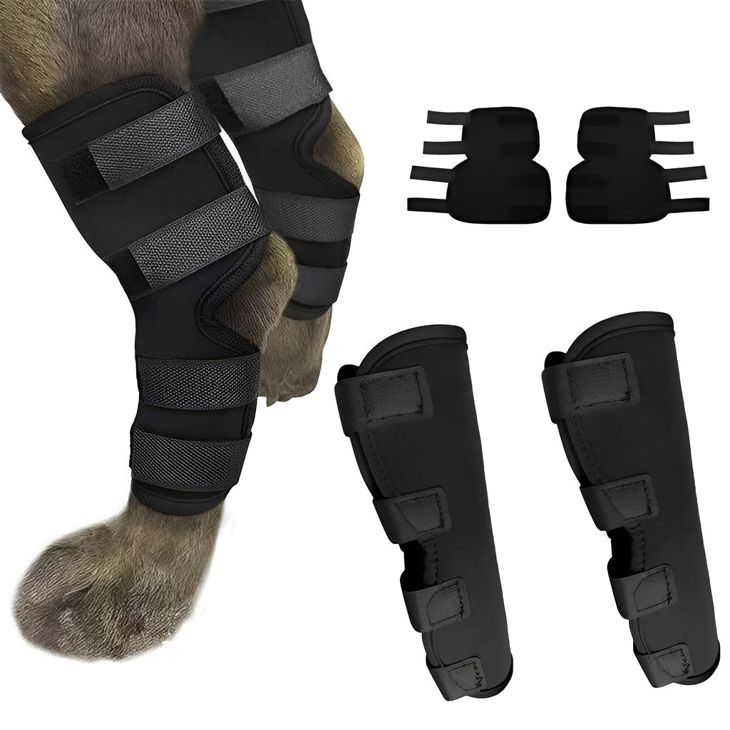 Adjustable Dog Leg Support Brace - Premium Canine Limb Stabilizer with Customizable Straps for Optimal Comfort and Mobility