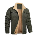 Men's Retro Plush Windproof Jacket - Stylish Winter Streetwear for Ultimate Comfort