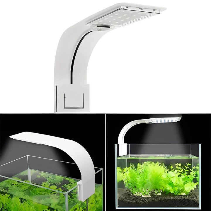 Ultra-Slim LED Aquarium Light for Fish Tanks & Aquatic Plants - Energy Efficient, Adjustable Brightness, Easy Installation