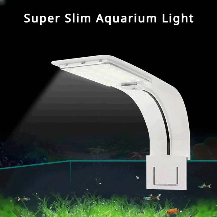 Ultra-Slim LED Aquarium Light for Fish Tanks & Aquatic Plants - Energy Efficient, Adjustable Brightness, Easy Installation