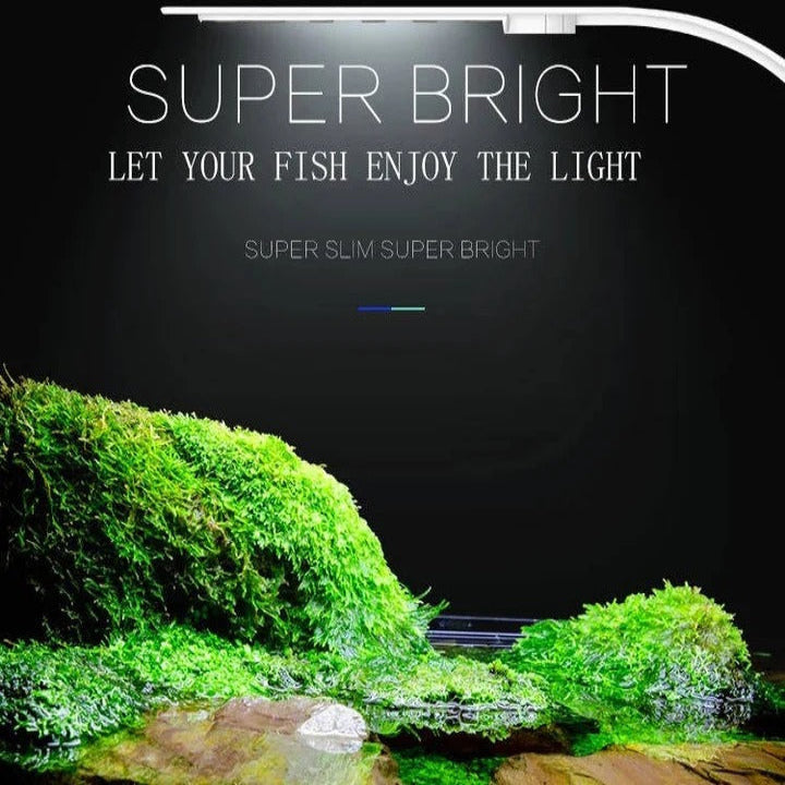 Ultra-Slim LED Aquarium Light for Fish Tanks & Aquatic Plants - Energy Efficient, Adjustable Brightness, Easy Installation