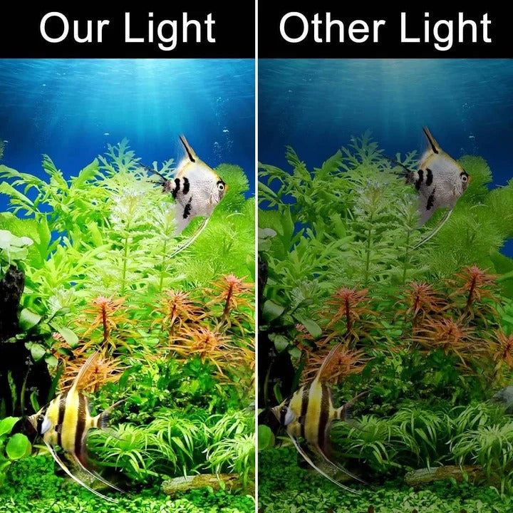 Ultra-Slim LED Aquarium Light for Fish Tanks & Aquatic Plants - Energy Efficient, Adjustable Brightness, Easy Installation