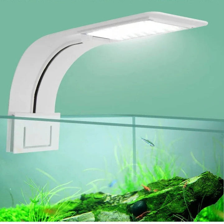 Ultra-Slim LED Aquarium Light for Fish Tanks & Aquatic Plants - Energy Efficient, Adjustable Brightness, Easy Installation