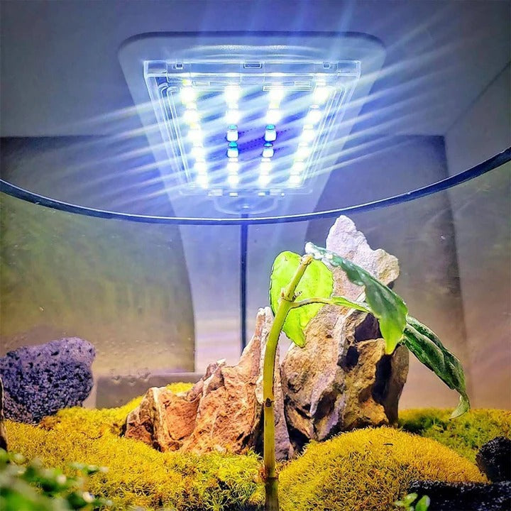 Ultra-Slim LED Aquarium Light for Fish Tanks & Aquatic Plants - Energy Efficient, Adjustable Brightness, Easy Installation