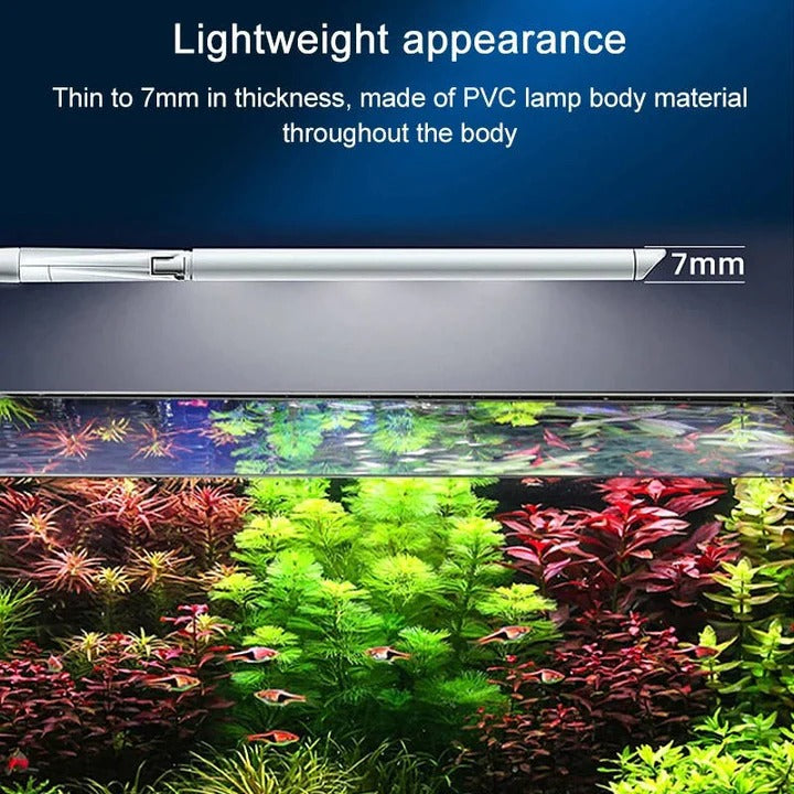 Full Spectrum LED Aquarium Clip Light for Vibrant Fish Tanks - Adjustable Brightness & Energy Efficient