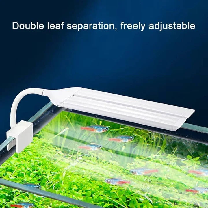 Full Spectrum LED Aquarium Clip Light for Vibrant Fish Tanks - Adjustable Brightness & Energy Efficient