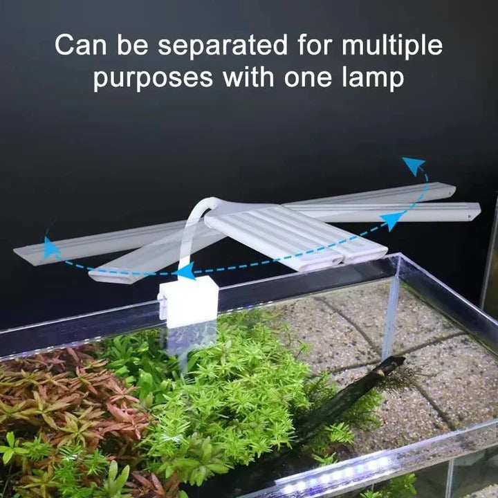 Full Spectrum LED Aquarium Clip Light for Vibrant Fish Tanks - Adjustable Brightness & Energy Efficient
