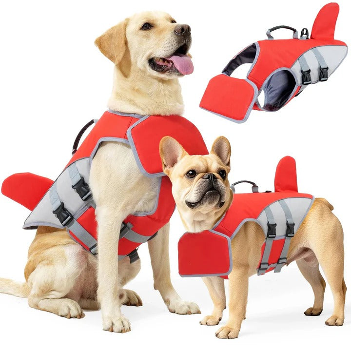 Premium Floating Life Jacket for Dogs - Buoyancy Support & Safety Harness for Water Activities