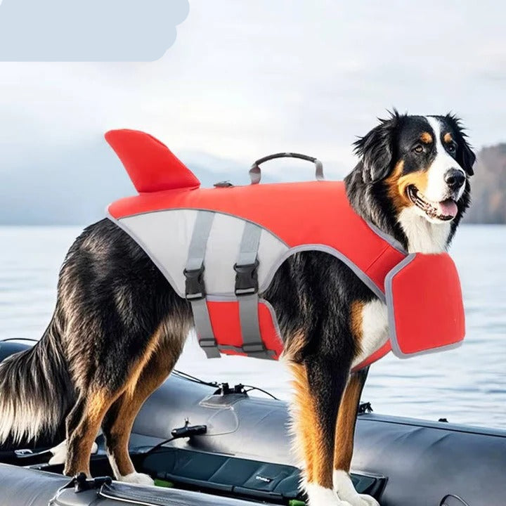 Premium Floating Life Jacket for Dogs - Buoyancy Support & Safety Harness for Water Activities