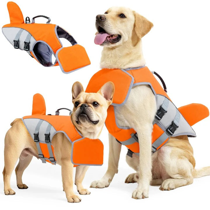 Premium Floating Life Jacket for Dogs - Buoyancy Support & Safety Harness for Water Activities