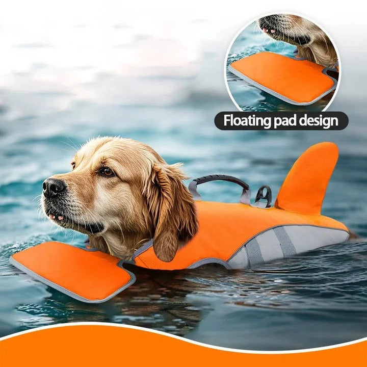 Premium Floating Life Jacket for Dogs - Buoyancy Support & Safety Harness for Water Activities