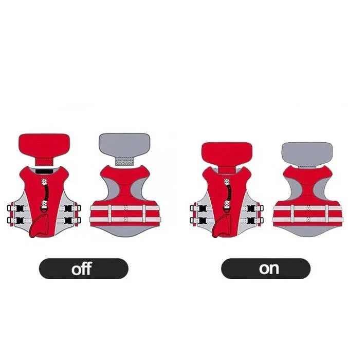 Premium Floating Life Jacket for Dogs - Buoyancy Support & Safety Harness for Water Activities
