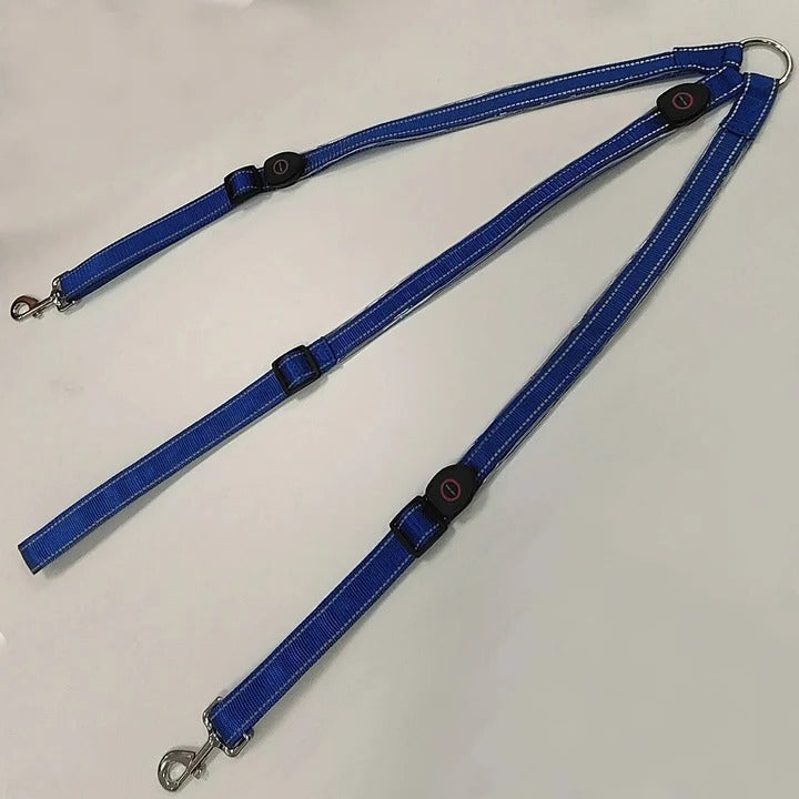 LED Light-Up Horse Breast Collar - Adjustable & Durable Equine Gear for Night Riding & Visibility