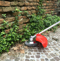 Heavy-Duty Carbon Steel Weed Brush & Trimmer - Durable Lawn Care Tool for Efficient Weed Removal