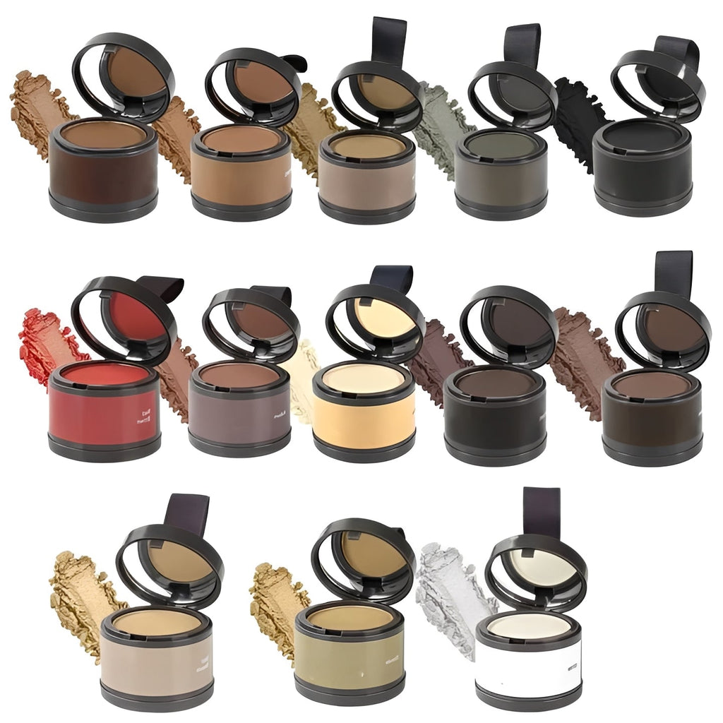 Root Touch Up Concealer Powder for Hair - Instant Gray Coverage & Hairline Blending - Long-Lasting, Easy Application, Perfect for All Hair Types
