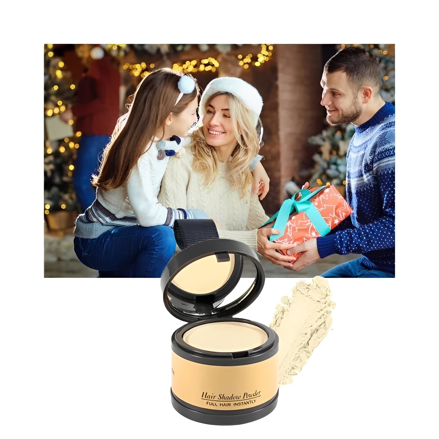 Root Touch Up Concealer Powder for Hair - Instant Gray Coverage & Hairline Blending - Long-Lasting, Easy Application, Perfect for All Hair Types