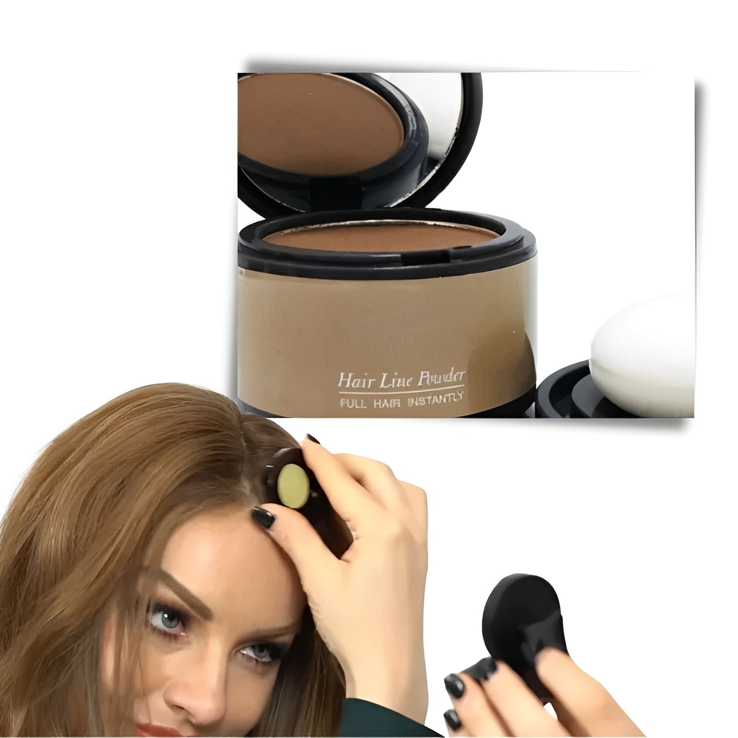 Root Touch Up Concealer Powder for Hair - Instant Gray Coverage & Hairline Blending - Long-Lasting, Easy Application, Perfect for All Hair Types