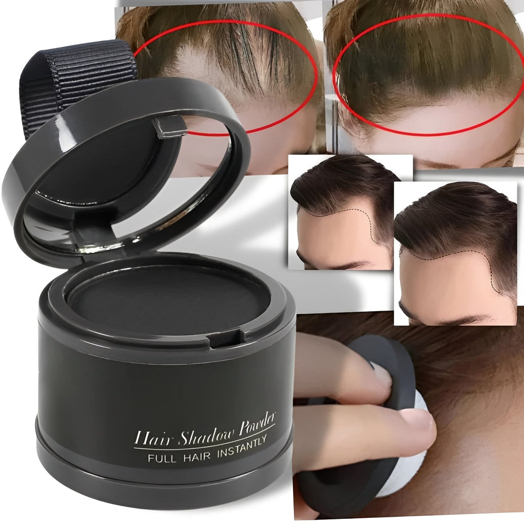 Root Touch Up Concealer Powder for Hair - Instant Gray Coverage & Hairline Blending - Long-Lasting, Easy Application, Perfect for All Hair Types