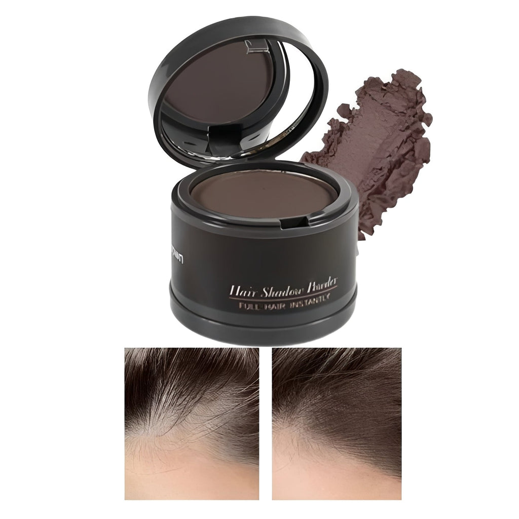 Root Touch Up Concealer Powder for Hair - Instant Gray Coverage & Hairline Blending - Long-Lasting, Easy Application, Perfect for All Hair Types