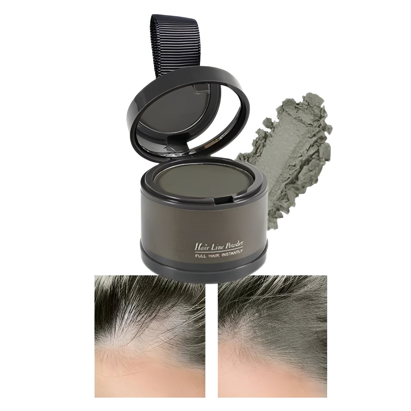Root Touch Up Concealer Powder for Hair - Instant Gray Coverage & Hairline Blending - Long-Lasting, Easy Application, Perfect for All Hair Types