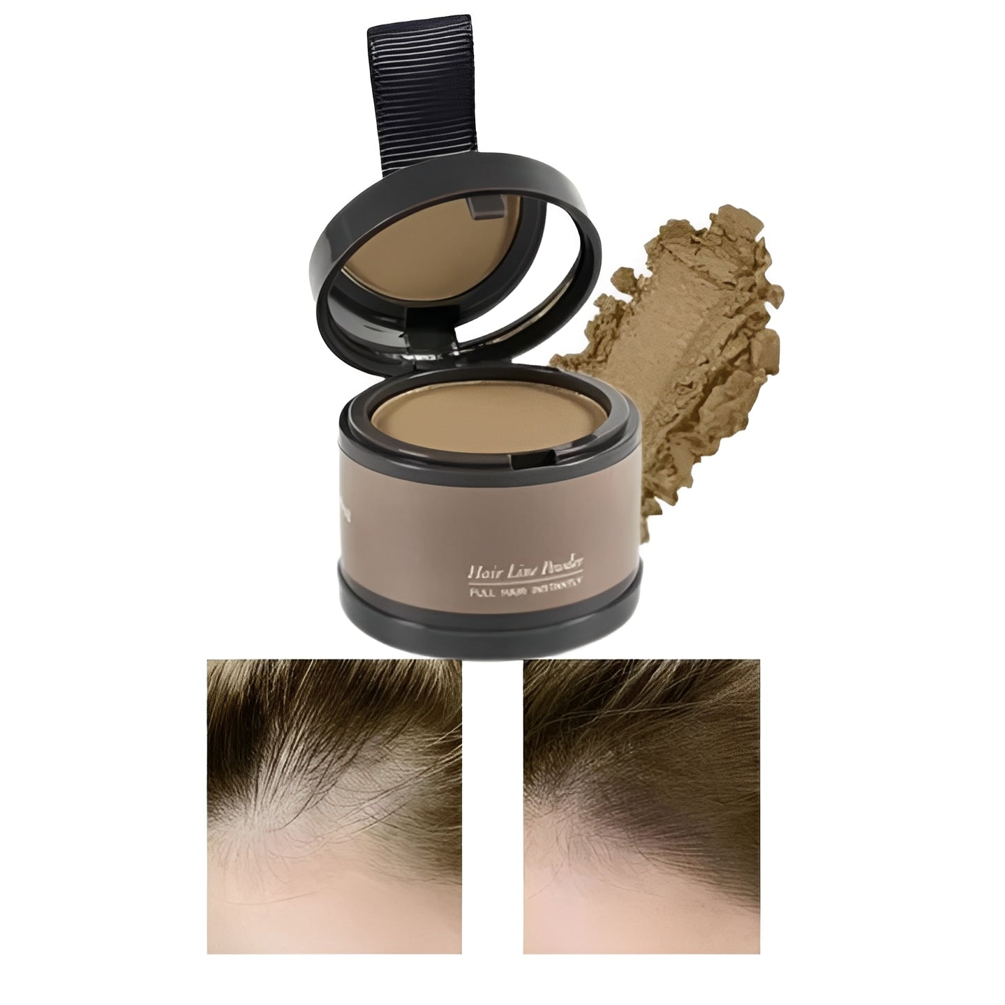 Root Touch Up Concealer Powder for Hair - Instant Gray Coverage & Hairline Blending - Long-Lasting, Easy Application, Perfect for All Hair Types