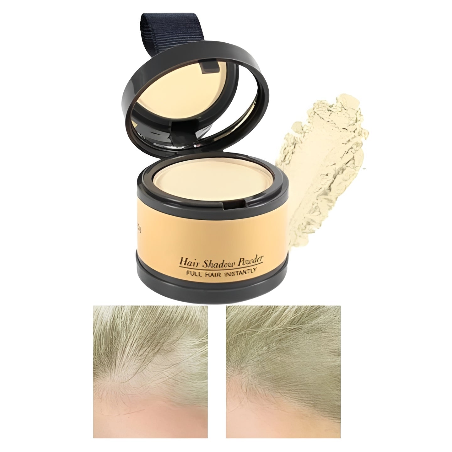 Root Touch Up Concealer Powder for Hair - Instant Gray Coverage & Hairline Blending - Long-Lasting, Easy Application, Perfect for All Hair Types