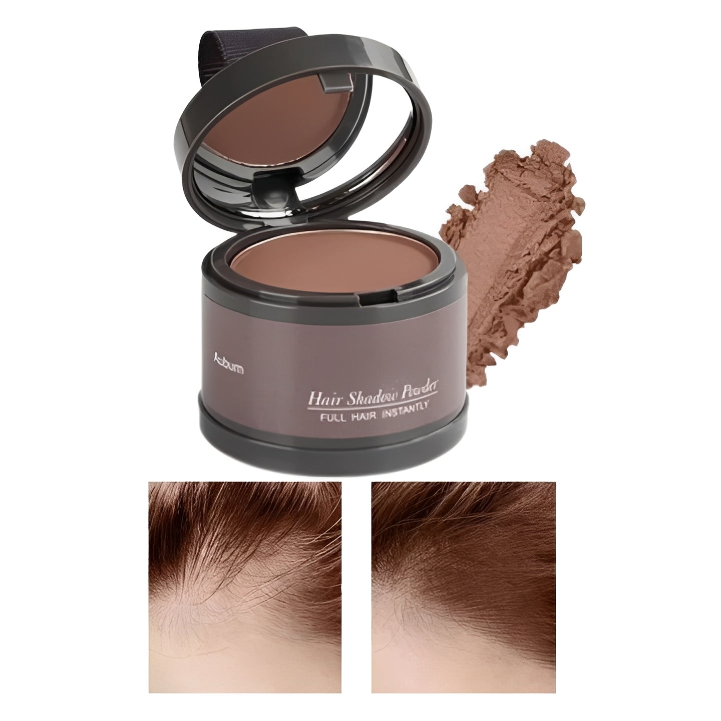 Root Touch Up Concealer Powder for Hair - Instant Gray Coverage & Hairline Blending - Long-Lasting, Easy Application, Perfect for All Hair Types