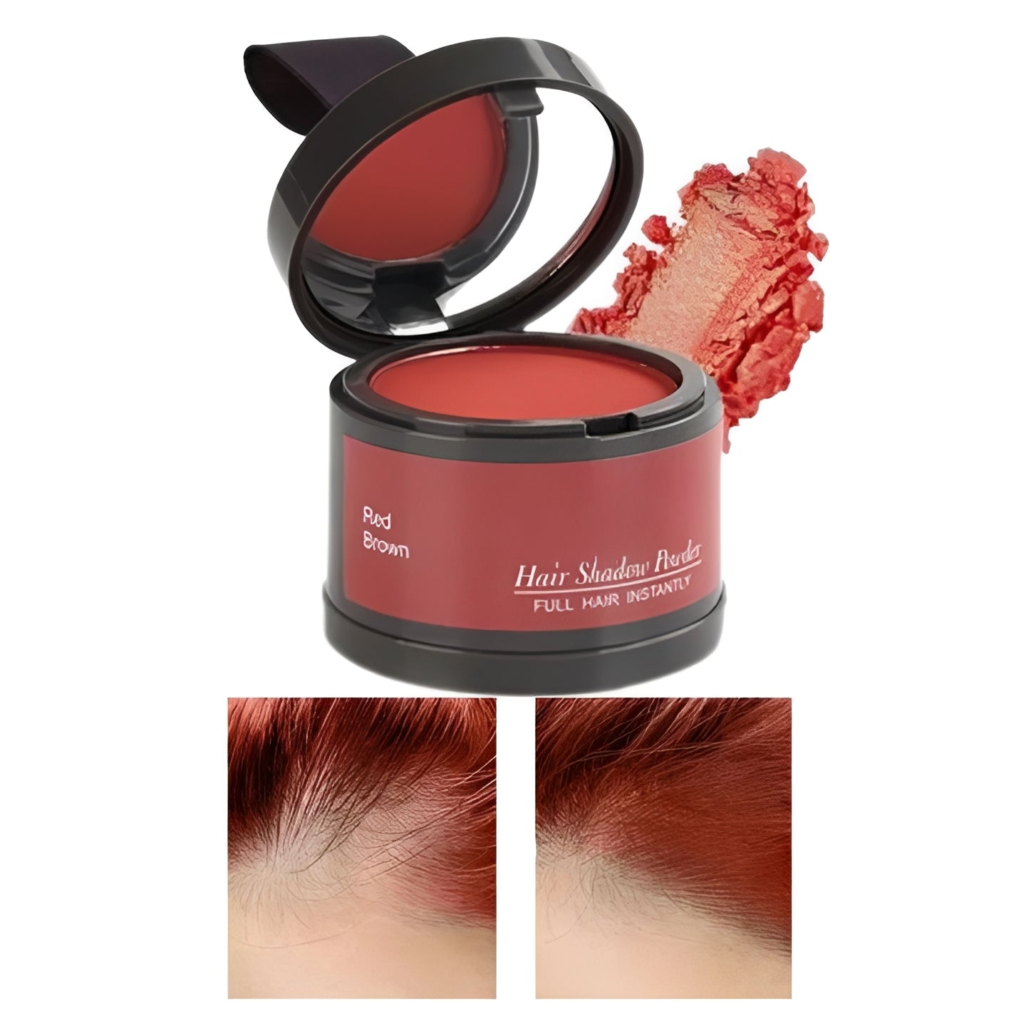 Root Touch Up Concealer Powder for Hair - Instant Gray Coverage & Hairline Blending - Long-Lasting, Easy Application, Perfect for All Hair Types