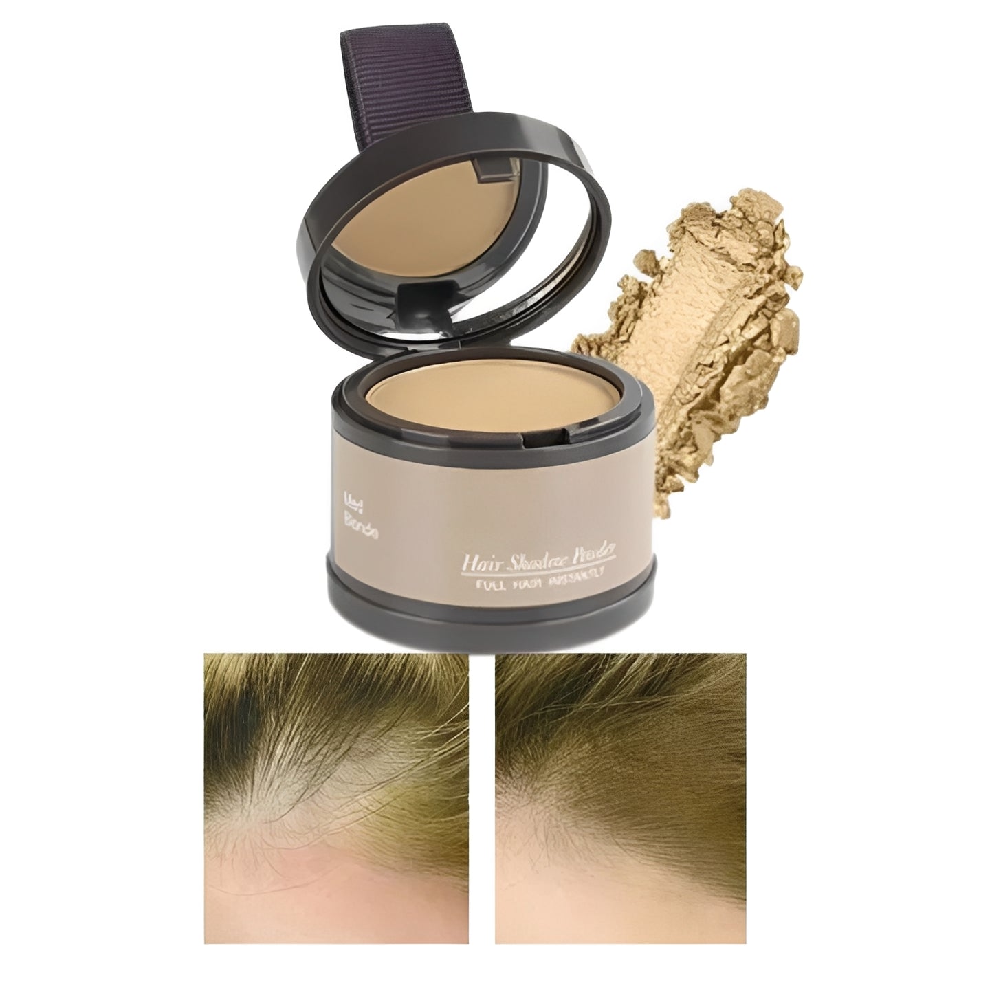 Root Touch Up Concealer Powder for Hair - Instant Gray Coverage & Hairline Blending - Long-Lasting, Easy Application, Perfect for All Hair Types