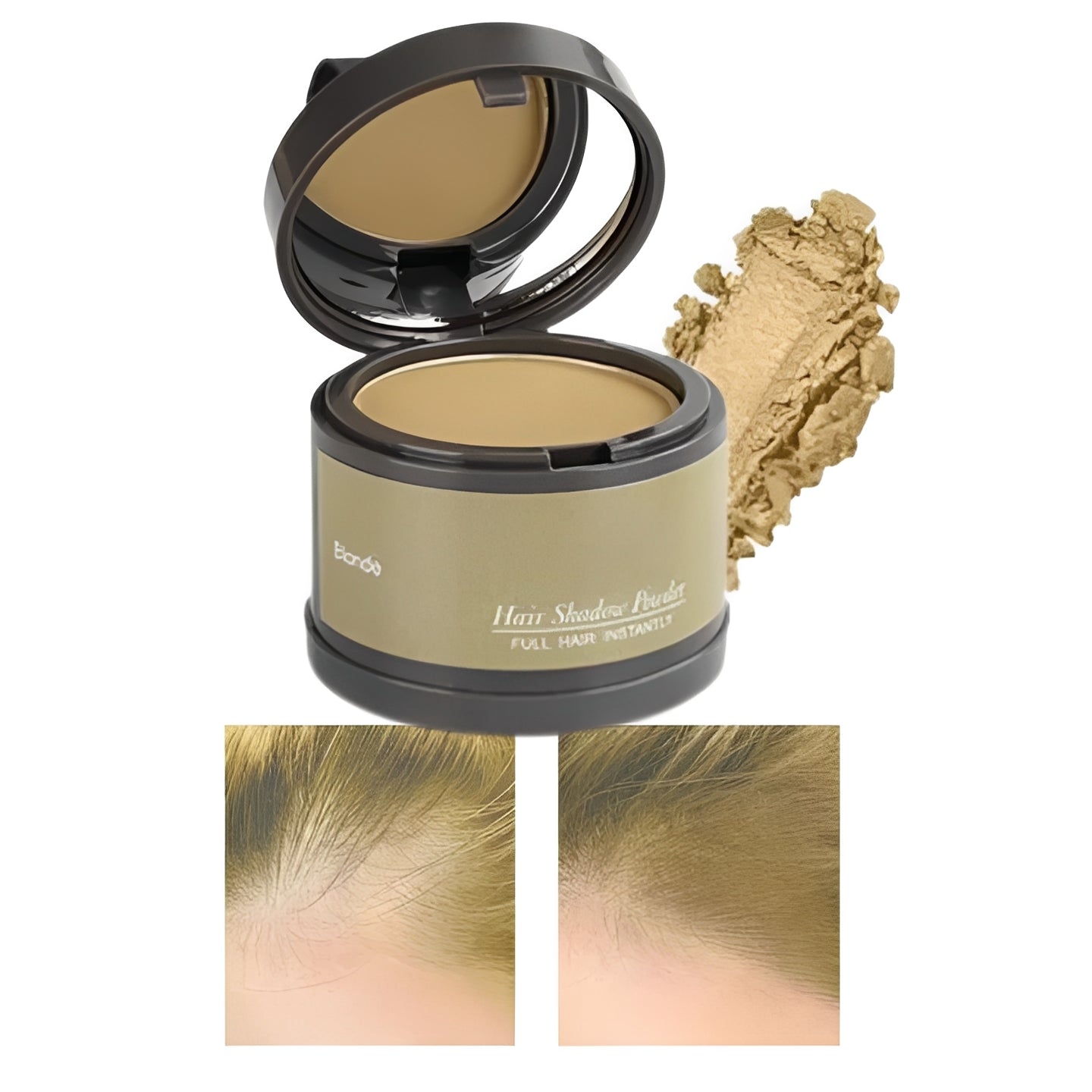 Root Touch Up Concealer Powder for Hair - Instant Gray Coverage & Hairline Blending - Long-Lasting, Easy Application, Perfect for All Hair Types