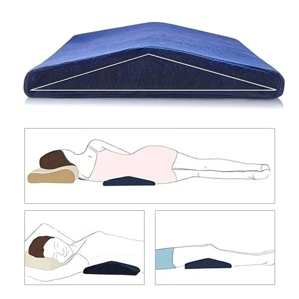 Ergonomic Lower Back Support Pillow with Breathable Mesh Cover for Ultimate Comfort & Pain Relief