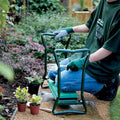Premium Garden Kneeler and Seat with Comfortable Foam Padding - Versatile Gardening Tool for Kneeling and Sitting