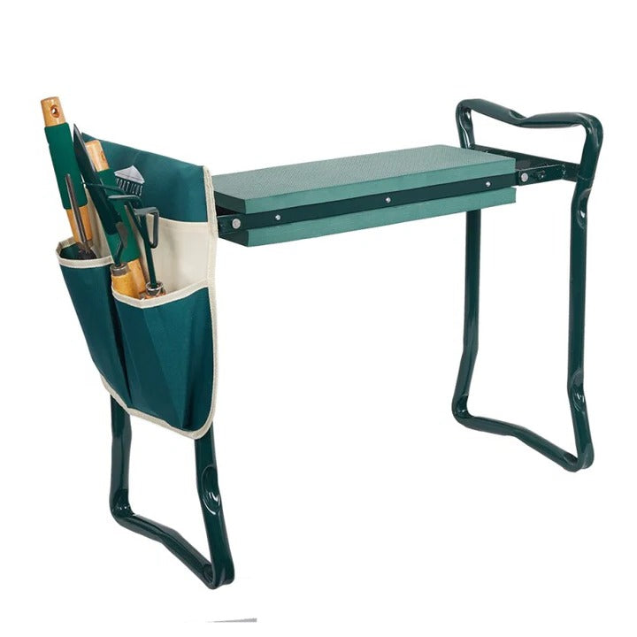 Premium Garden Kneeler and Seat with Comfortable Foam Padding - Versatile Gardening Tool for Kneeling and Sitting