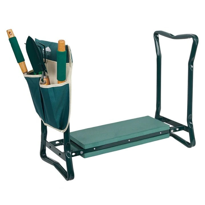 Premium Garden Kneeler and Seat with Comfortable Foam Padding - Versatile Gardening Tool for Kneeling and Sitting