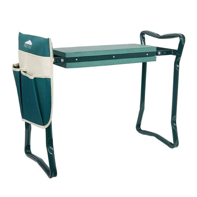 Premium Garden Kneeler and Seat with Comfortable Foam Padding - Versatile Gardening Tool for Kneeling and Sitting