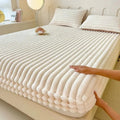 Premium Fitted Bed Sheet with Deep Pocket Design - Soft, Breathable, and Wrinkle-Resistant for Extra Comfort