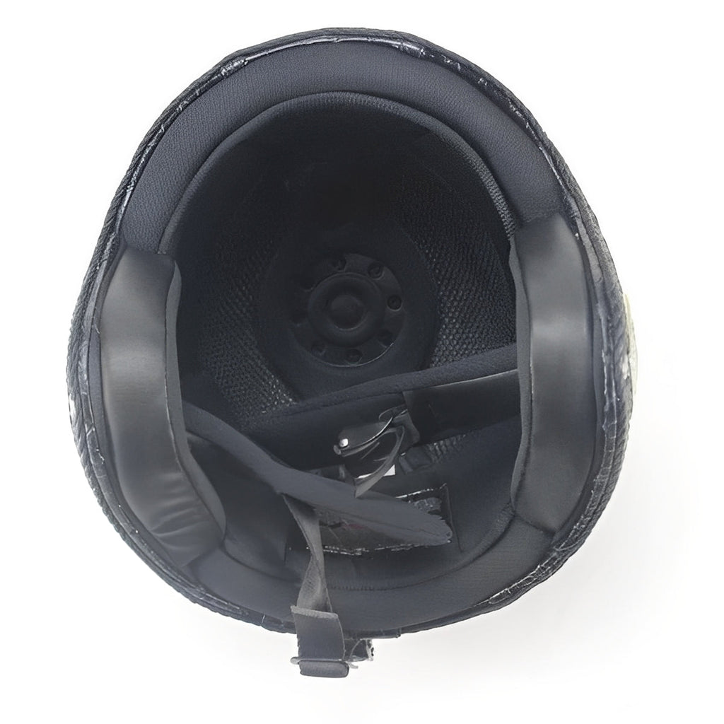Open Face Motorcycle Helmet with Removable Goggles - Lightweight, Comfortable, and Stylish Safety Gear