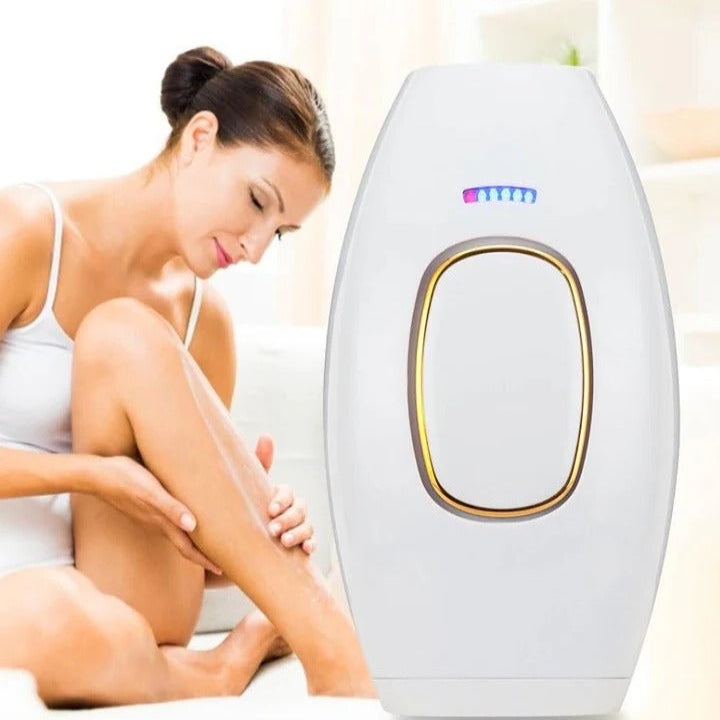 Rechargeable Light Pulse Hair Removal Device - Pain-Free, At-Home Laser Hair Removal System for Smooth Skin