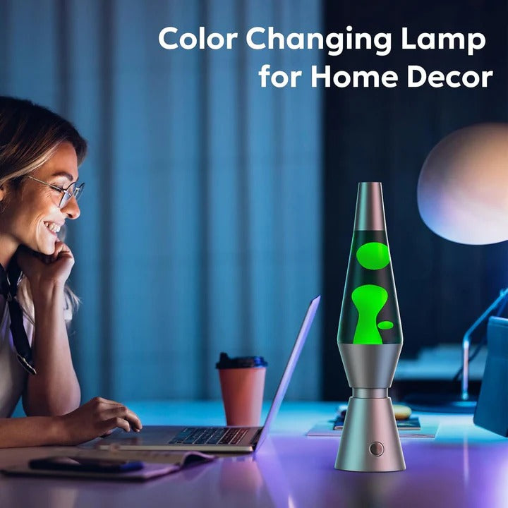Color Changing Motion Lava Lamp - Mesmerizing Wax Flow & Ambient Lighting