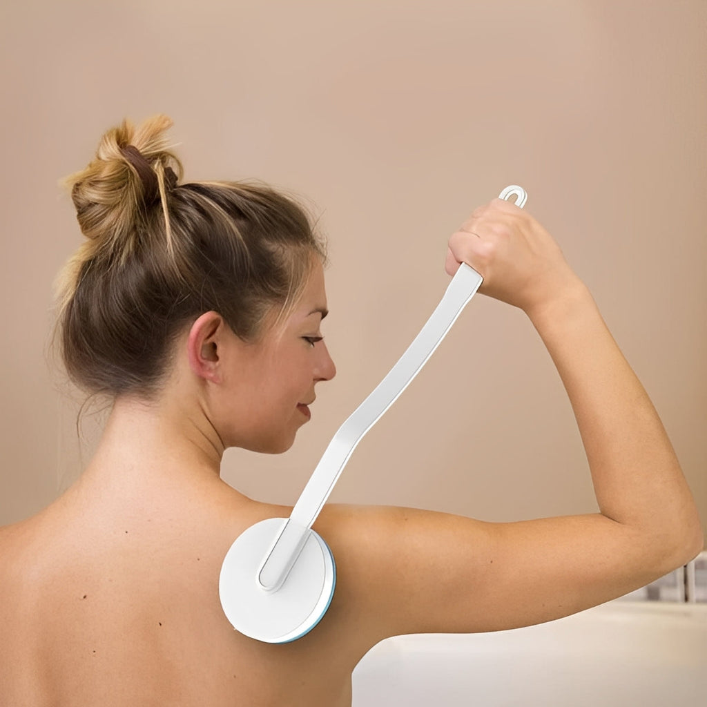 Ergonomic Long Handle Back Lotion Applicator with Roller Ball for Effortless Application