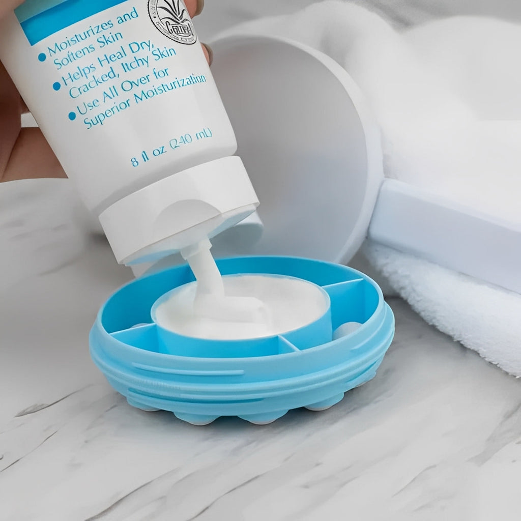Ergonomic Long Handle Back Lotion Applicator with Roller Ball for Effortless Application