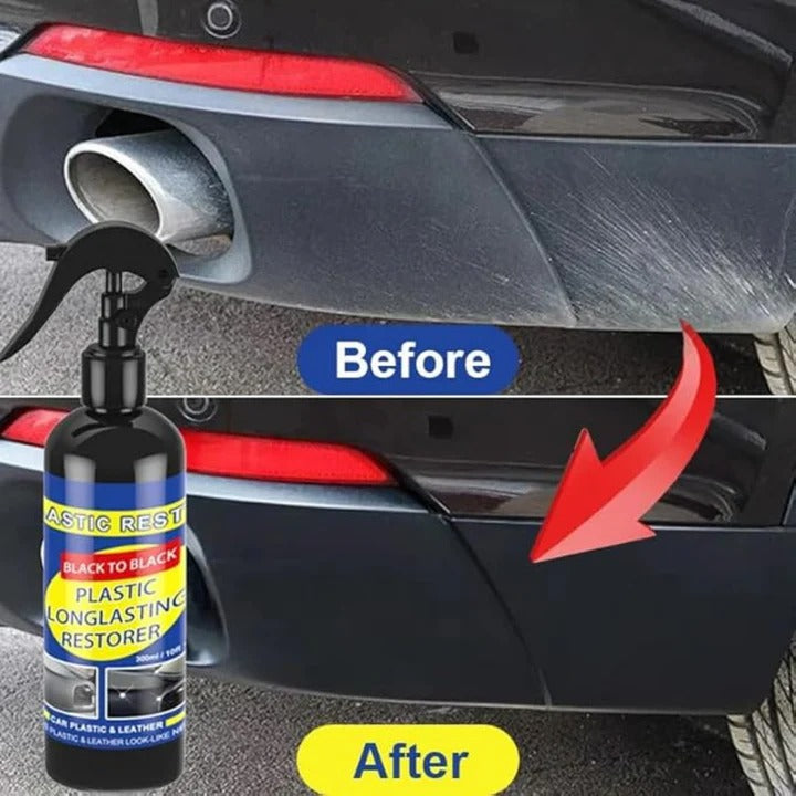 Premium Car Trim Restorer Coating - Revitalize Plastic, Vinyl & Leather Surfaces for a Like-New Finish