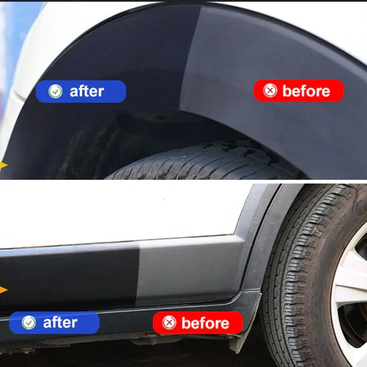 Premium Car Trim Restorer Coating - Revitalize Plastic, Vinyl & Leather Surfaces for a Like-New Finish