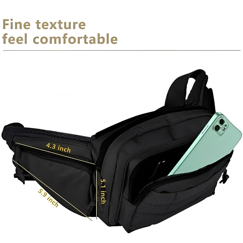 Concealed Compartment Waist Pouch - Stylish & Secure Storage for Essentials