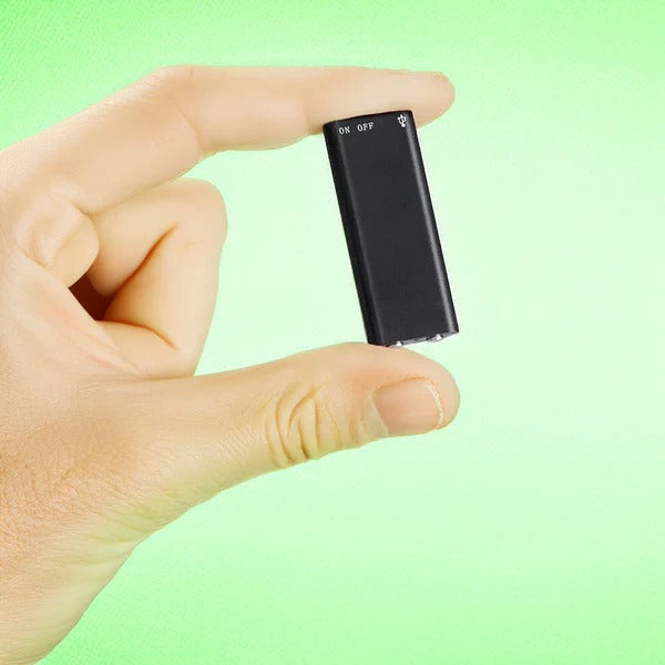Compact Voice Activated Audio Recorder with Built-in Memory Storage - High-Quality Sound Capture