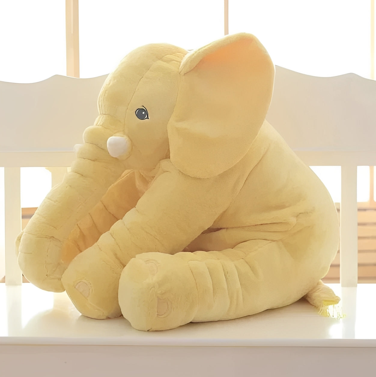 Soft Plush Elephant Pillow for Infants - Cozy Body Support for Baby Comfort