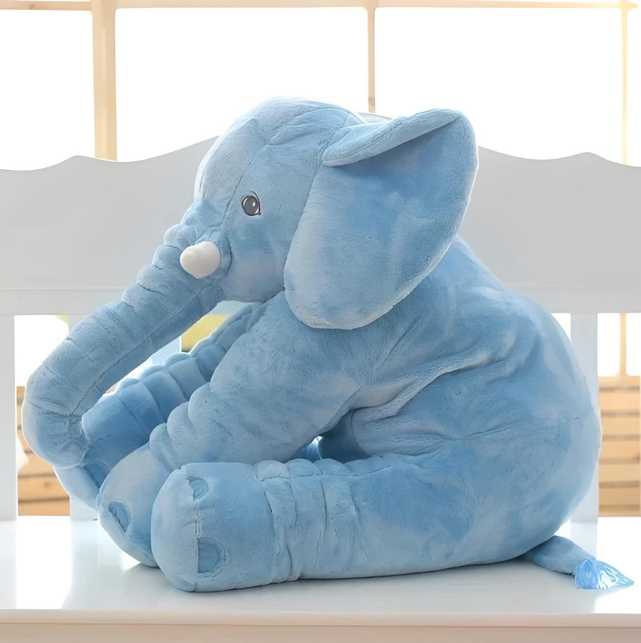 Soft Plush Elephant Pillow for Infants - Cozy Body Support for Baby Comfort