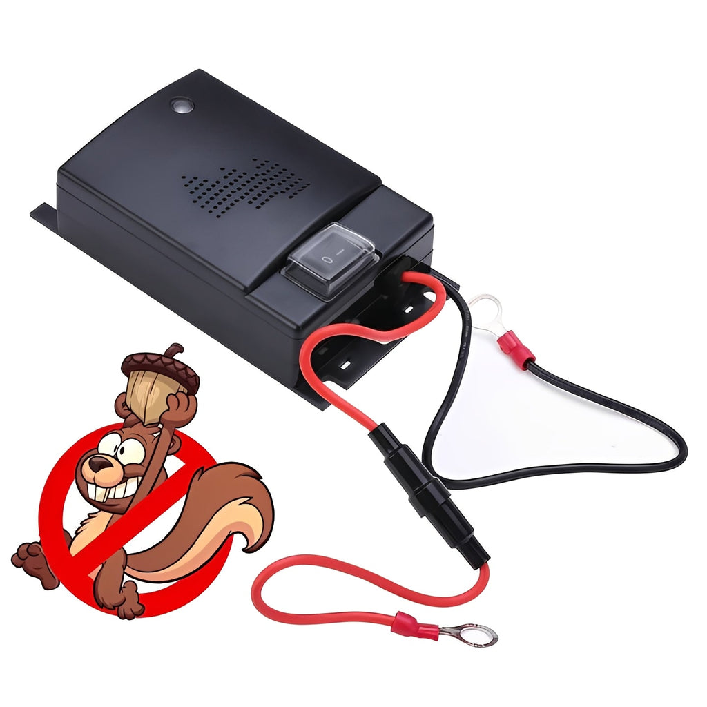 Ultrasonic Rodent Repeller for Vehicles with Advanced Motion Sensor Technology - Effective Pest Control Solution