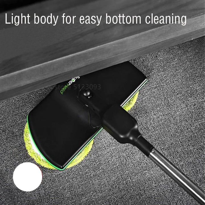 Cordless Rechargeable Electric Spin Mop with Rotating Cleaning Pads - Effortless Floor Cleaning & Deep Sanitization